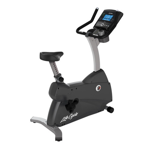 Life Fitness C3 Upright Exercise Bike with GO Console