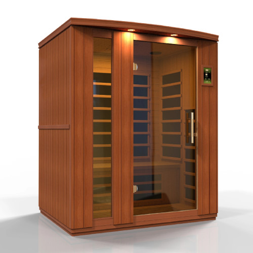 Golden Designs Dynamic Lugano 3-Person Ultra Low EMF FAR Infrared Sauna