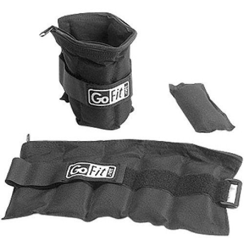 GoFit Ankle Weights Set- 2.5lbs Each / 5 lb Pair