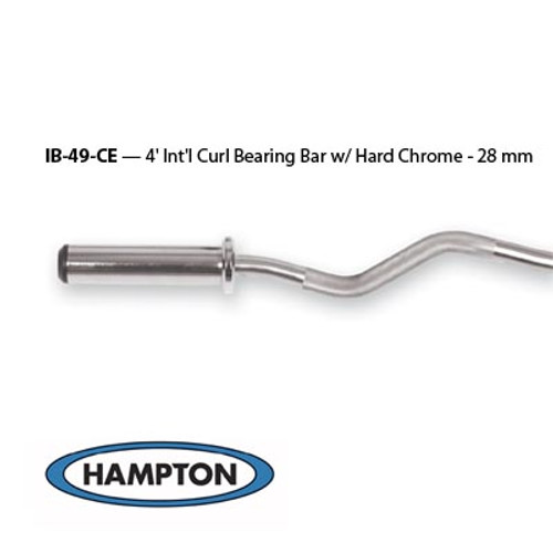 Hampton 4' International Curl Bronze Bushing Bar