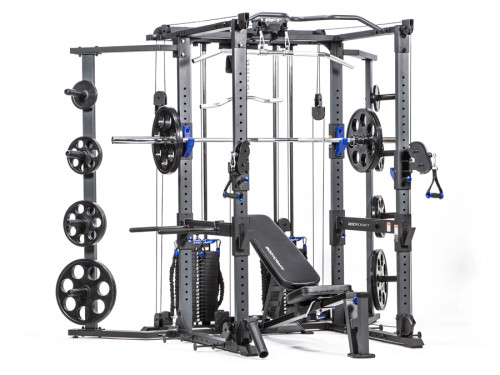 BodyCraft RFT PRO Rack Functional Trainer with Optional Add-Ons - Weight Plates NOT Included - Shown with All Available Options - NOT Included