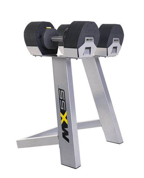 MX Select MX55 Adjustable Dumbbells with Stand